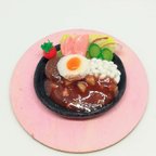 作品ミニチュア　カレーワンプレート