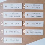 作品【mo-1111様専用】席札、メニュー表