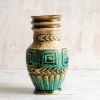 作品西ドイツ製 ヴィンテージ Bay Keramik 陶器の花瓶 花器 一輪挿し ミッドセンチュリー期 フラワーベース アンティーク_230127