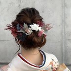 作品Naturally #1 結婚式 成人式 卒業式 着物 髪飾り 花