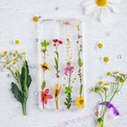 作品全機種対応iPhone Xperia Galaxy HUAWEI AQUOS OPPO  GOOGLEPIXEI ARROWSマホケース 押し花ケース 人気  押し花 ❀ケース 花束 花物語