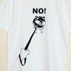 作品嫌がる犬Tシャツ【Ｍ】