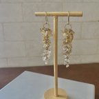 作品citrine　シャンデリアピアス