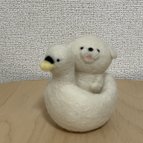 作品スワンボートに乗るペキニーズ （犬）