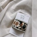 作品‪ꫛꫀꪝ 【ポニーフック】リボン ヘアアクセサリー インド刺繍リボン 刺繍リボン 