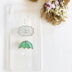 作品雨の日🌧🌂スマホケース