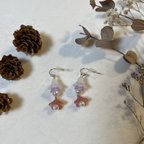 作品お花のピアス🌷