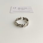 作品restock ⌇ heart ring  / 82 ⌘ シルバーリング 指輪 リング  シルバー925 s925