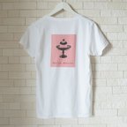 作品プリンTシャツ　バックプリントイラストTシャツ