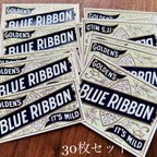 作品ヴィンテージ ラベル BLUE RIBBON 30枚セット ジャンクジャーナル 味紙