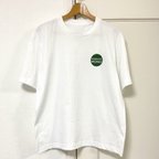 作品【ビッグシルエットTシャツ】「NAMAKEMONO」ロゴTシャツ　ユニセックス　グリーン