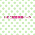 作品いちご屋様専用ページです。