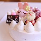 作品【メディア出演多数‼️】いちごのクリスマスショートケーキ6号（洋菓子）