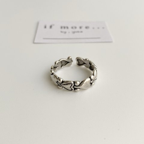 restock ⌇ heart ring  / 82 ⌘ シルバーリング 指輪 リング  シルバー925 s925