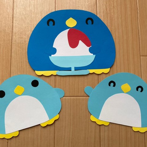 ぺんぎん　壁面🐧🍧7・8月