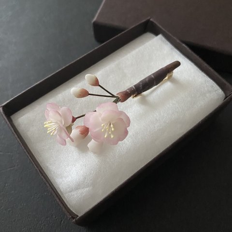 桜のお花ブローチ