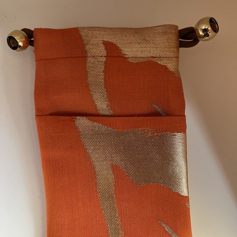 帯織携帯ポーチ(Obiori-keitai-pouch)