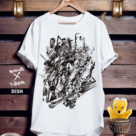 ストリートアートTシャツ「DiSH」