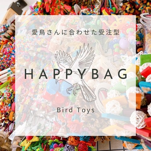 1/4受注締切予定！【Happy Bag／Bird Toys】mini
