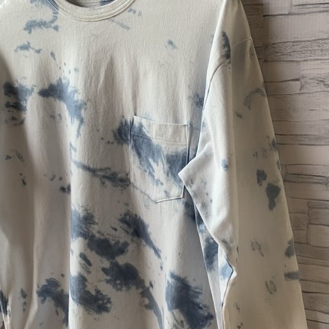 タイダイ染め長袖Tシャツ