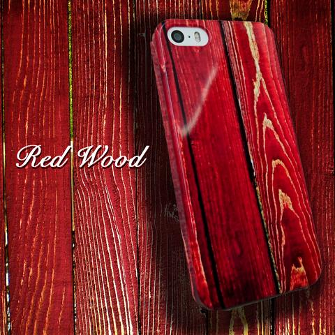 iPhone/Android  　Red Wood　プリント ハードケース