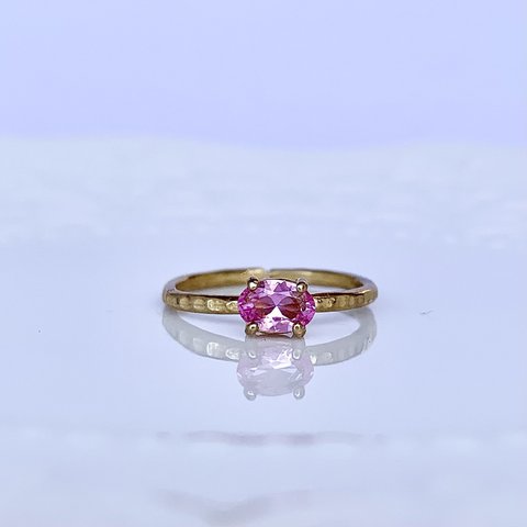 ピンクサファイア 指輪　Minette☆  RING032    サイズフリー