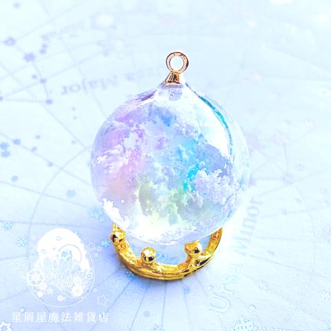 【雲レジン】ソライロ廻り-幻想- ver.球　2cm　空　標本