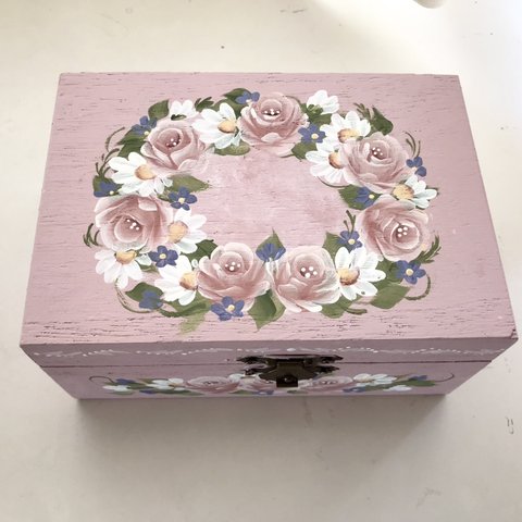 薔薇の小箱★トールペイント