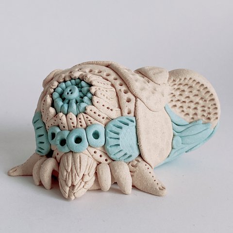 陶器人形  海底甲虫シリーズ