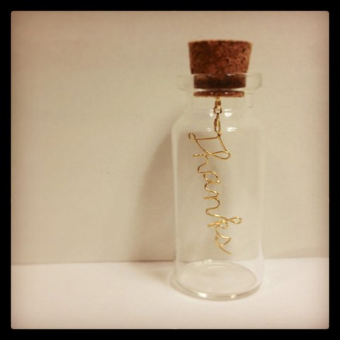 message in the bottle(thanks)＜送料無料＞