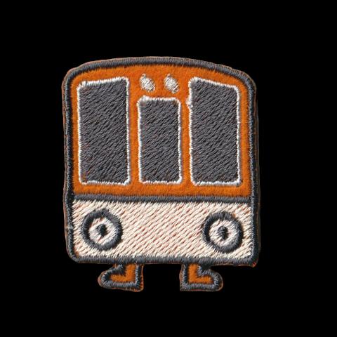 刺繡ワッペン　乗り物　電車【阪神電車】