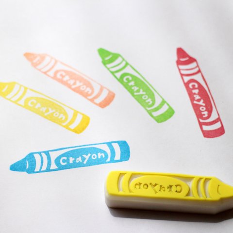 Crayon　消しゴムはんこ　