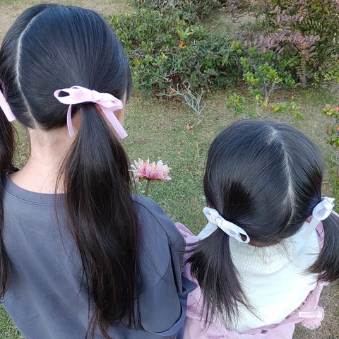 キッズヘアゴム　８の字たらんヘアゴム