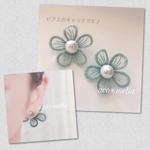 GN ＊flower earring back＊ピアスキャッチ単品