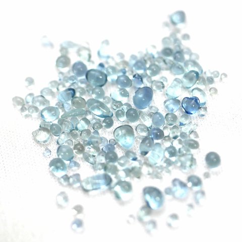 ガラスの粒　25g　ブルー【 レジン 封入 パーツ 硝子のかけら　 カレット】