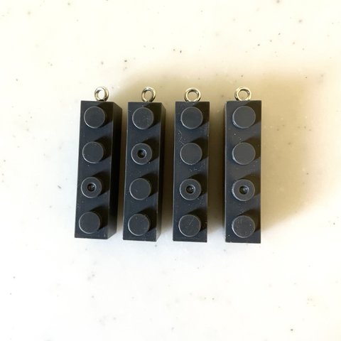 Charcoal Grey Stick Block Pendant Tops