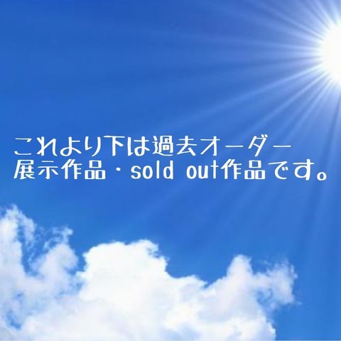 展示品、sold out