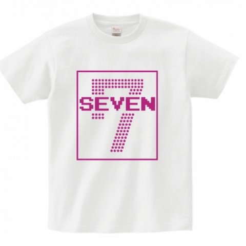 ❤️SEVEN 7 Tシャツ❤️星　ラッキー　カジュアル　縁起　かっこいい　ロゴ　おしゃれ　