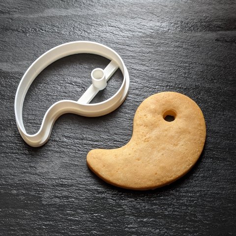 勾玉（大）Magatama　クッキーカッター/クッキー型