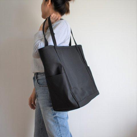 WIDE TOTE BAG（ブラック）