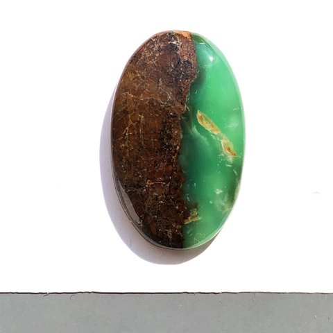 クリソプレーズ[43] 26x16mm 17Cts　ルース ／天然石 ／ カボション