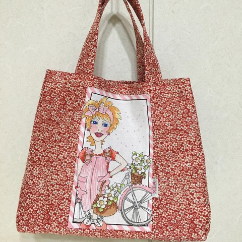 ローラライと着物のコラボbag