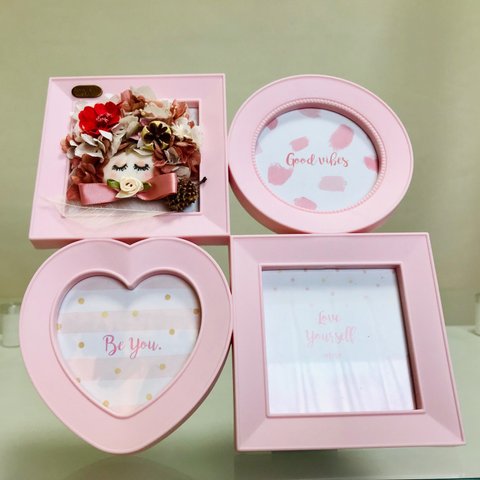 ✨フラワードール愛花✨写真立て✨ウェルカムボードアレンジ💐出産祝い✨お誕生日プレゼント✨インテリア💐ご注文いただいてのアレンジになります😊✨