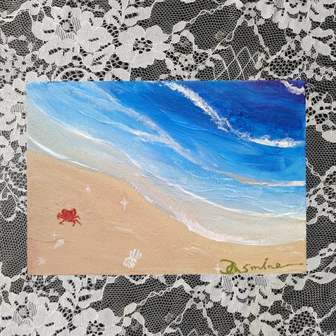 海 アクリル画 キャンバス Sea