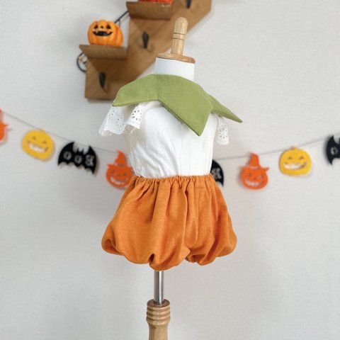 ハロウィンかぼちゃパンツセット(かぼちゃ)