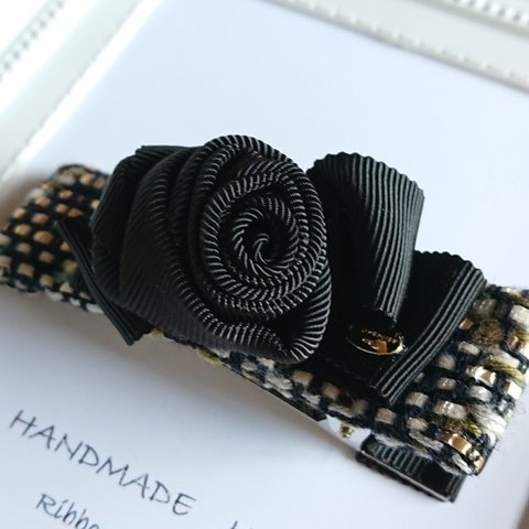 ROSE /FORK BLACK RIBBON