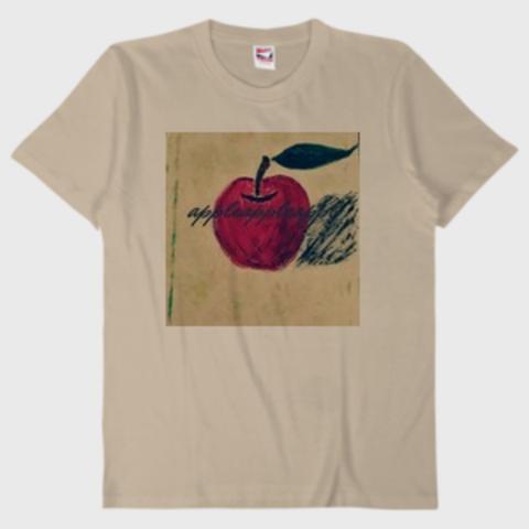 果物シリーズTシャツ りんごちゃん