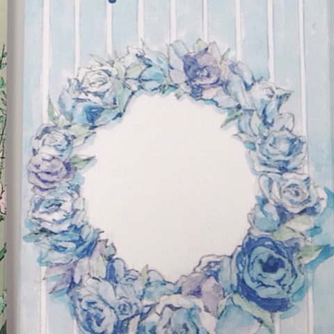 【ポストカード】青薔薇の花冠(3枚セット)