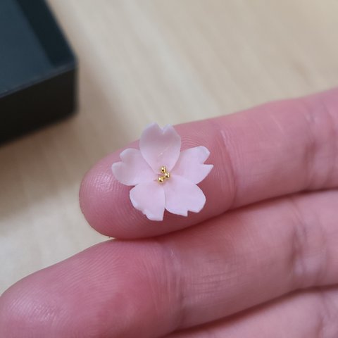 樹脂粘土桜パーツ