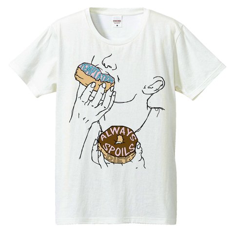 [Tシャツ] temptation always spoils diet